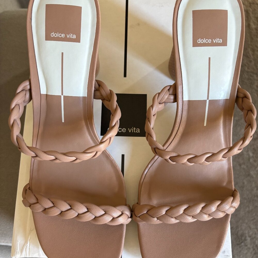 Dolce Vita Nairi Braided Sandal in Cafe Stella NIB Size 9.5 Cafe Stella